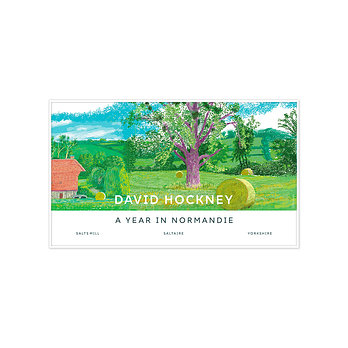 ARTISH [FRAME] A Year in Normandie Poster by David Hockney - Purple Tree / 데이비드 호크니 | 신세계V