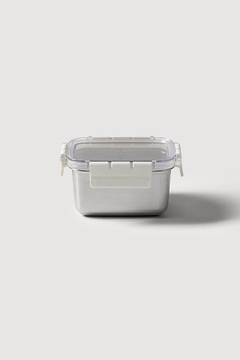 JAJU 스테인리스 모듈러 밀폐용기 550ml 화이트 | 신세계V