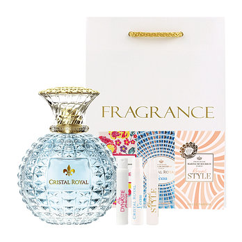 MARINA DE BOURBON 마리나드부르봉 크리스탈 로얄 로 오 드 퍼퓸 100ml (샘플 2종+프래그런스 쇼핑백 증정) | 신세계V