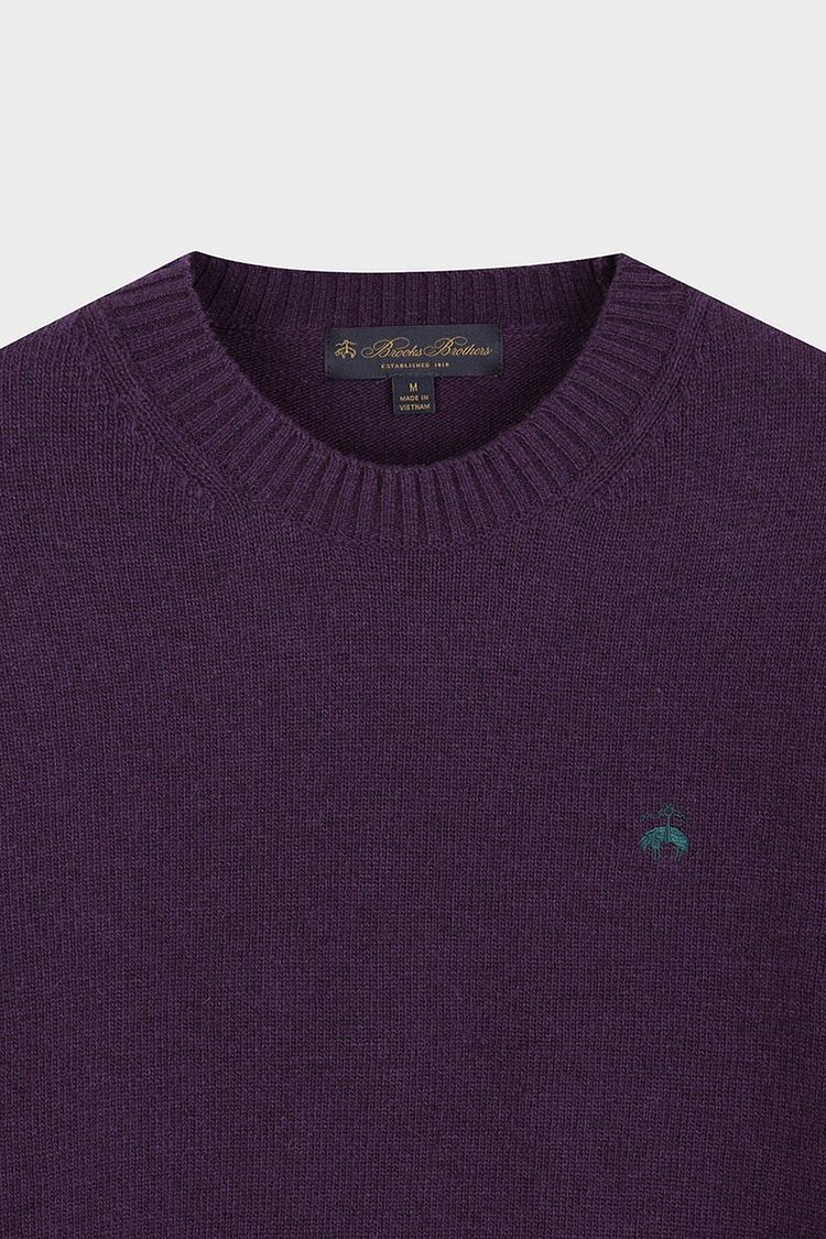 [Online Exclusive] 울 솔리드 스웨터 (바이올렛) (BBWRMOG402)
