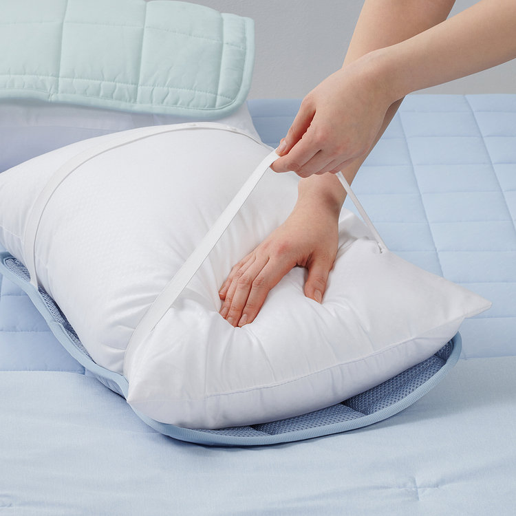 JAJU AIR 냉감 PCM 베개패드 55x35cm 블루