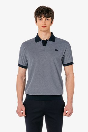 LACOSTE(라코스테) [라코스테 공식] 남성 베이직 오픈카라 반팔 폴로 셔츠 PH387E-56G 5I1 | 신세계V