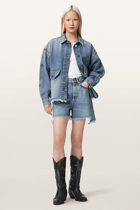 ALLSAINTS 올세인츠 프랭키 스터드 쇼츠 W056EE-2999 | 신세계V