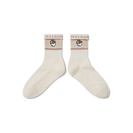 MALBON GOLF(말본골프) 버킷 와펜 베이직 크루삭스 BEIGE | 신세계V