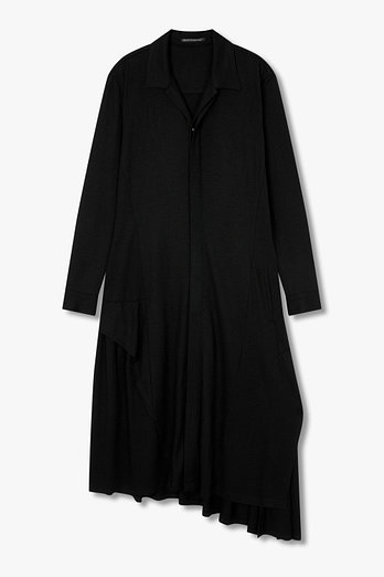 Yohji Yamamoto [FEMME] 어시메트릭 헴 셔츠 드레스 | 신세계V