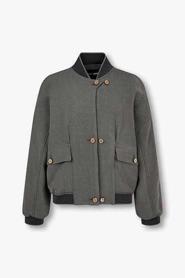 GIORGIO ARMANI(조르지오 아르마니) 여성 이지 더블 버튼 블루종 | 신세계V