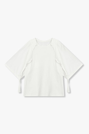 Yohji Yamamoto [FEMME]볼레로 레이어드 티셔츠 | 신세계V