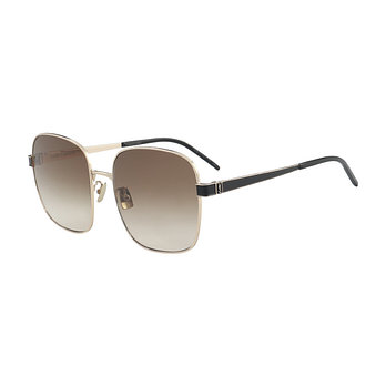 SAINT LAURENT EYEWEAR 생로랑 명품 선글라스 SL M75 004 스퀘어 메탈 자외선차단 여자 남자 | 신세계V