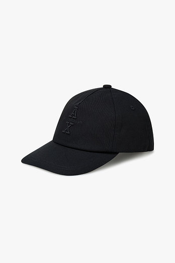 ARMANI EXCHANGE 남성 엠브로이더리 로고 베이스볼 캡 | 신세계V