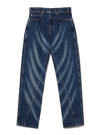 ADEKUVER [BIANCA SAUNDERS] 비앙카 손더스 블루 터커 발론 데님 진 484 | 신세계V