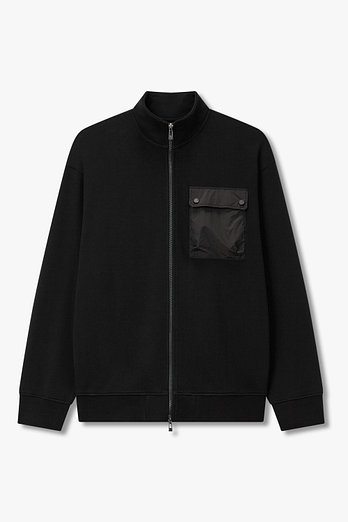 ARMANI EXCHANGE 남성 패치 포켓 디테일 집업 자켓 | 신세계V