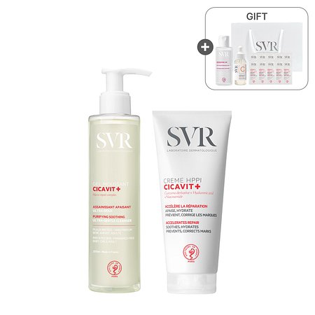 SVR [리뉴얼][단독][손상개선SET] 에스브이알 시카비트 젤 무쌍 200ml+시카비트 크림 HPPI 100ml | 신세계V