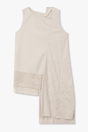 Yohji Yamamoto [Y's]패치워크 슬리브리스 블라우스(베이지) | 신세계V