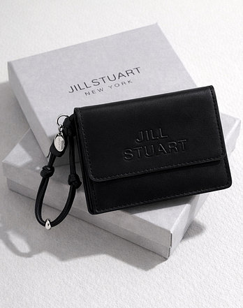 JILLSTUART NEW YORK WOMEN 질스튜어트 뉴욕 액세서리 [NEW PAPER]뉴페이퍼 블랙 소가죽 3단 반지갑  (JAWA6E501BK) | 신세계V