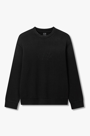 ARMANI EXCHANGE 남성 드롭 숄더 릴랙스트 핏 맨투맨 | 신세계V