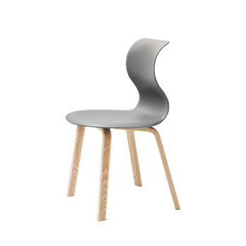FLOTOTTO [Flototto] Pro 6 (Wood Leg) Chair_Grey | 신세계V