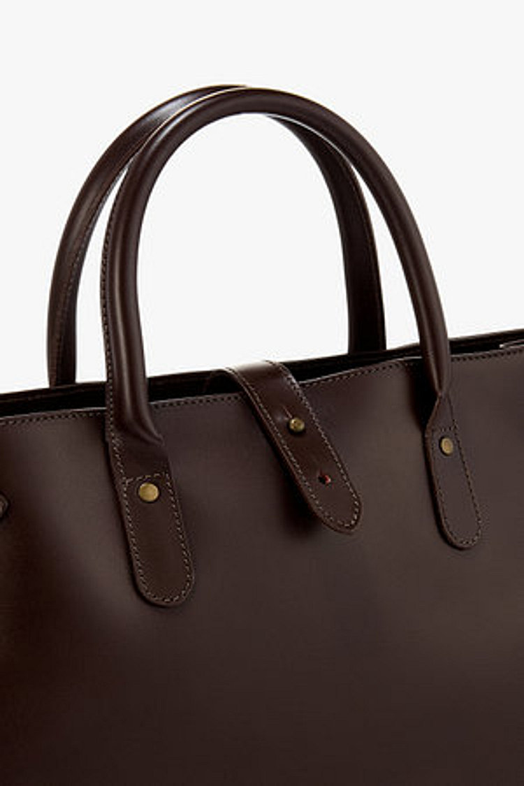 [ETTINGER] 레더 첼시 백 HAVANA