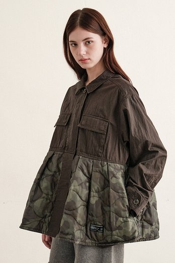 HELEMENT 여성 오페라 패딩 자켓 (D/KHAKI) | 신세계V