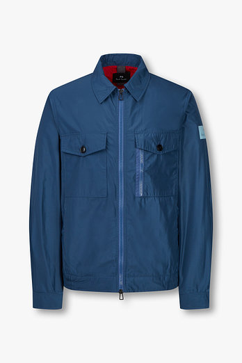 PAUL SMITH [PS PAUL SMITH] 칼라드 집업 스마트 블루종 | 신세계V