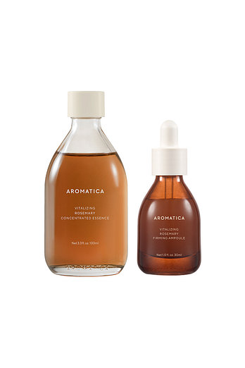 AROMATICA 아로마티카 바이탈라이징 로즈마리 에센스 & 앰플 2종 세트 | 신세계V