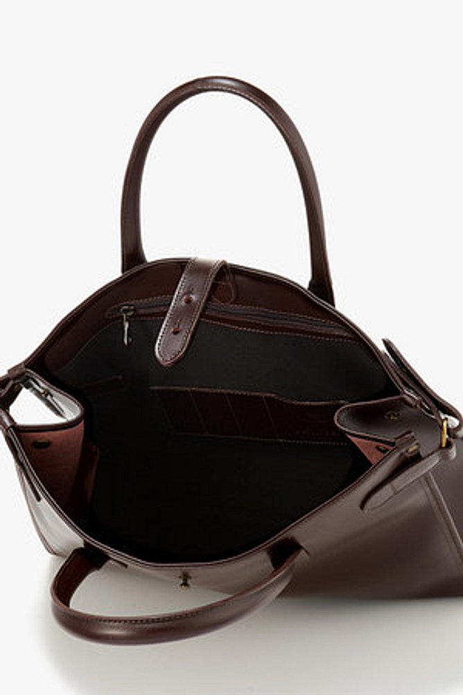 [ETTINGER] 레더 첼시 백 HAVANA