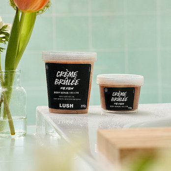 LUSH 러쉬 크렘 브륄레 115g - 보디 스크럽 | 신세계V
