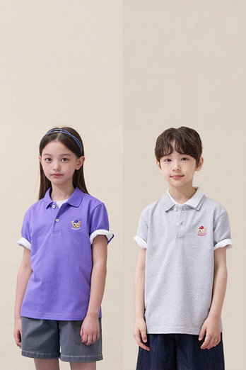 BEANPOLE KIDS [26SS 5%][BEANPOLE KIDS] 26SS [Essential] 달이 반소매 피케 티셔츠 (2종 택1) | 신세계V