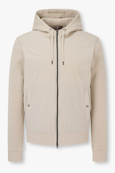 HERNO(에르노) 남성 패디드 패치 니트 서브제로 자켓 | 신세계V