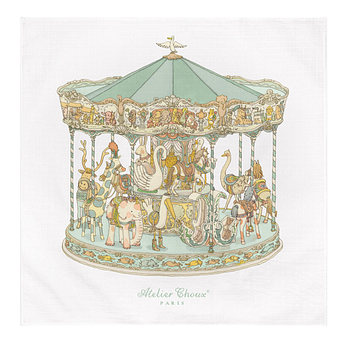 ATELIER CHOUX 회전목마 까레-Carre Carousel Olive Green | 신세계V