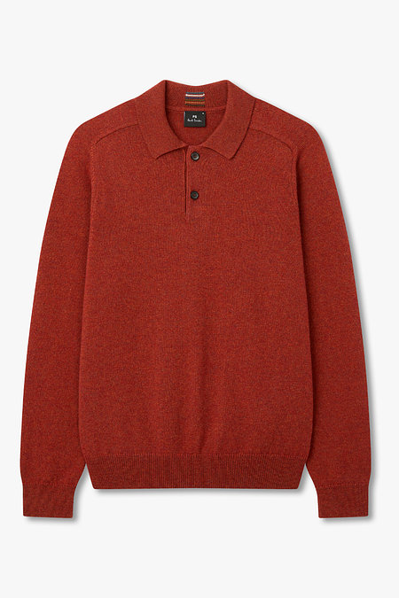 PAUL SMITH [PS PAUL SMITH] 메리노 울 니트 폴로 | 신세계V