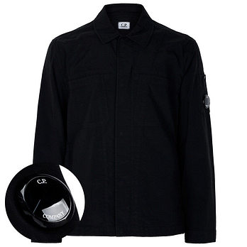 C.P. COMPANY [명품] 씨피컴퍼니 테일론 P 블랙 남성 오버 셔츠 자켓 20CMOS060A 005782G 999 50001586 | 신세계V