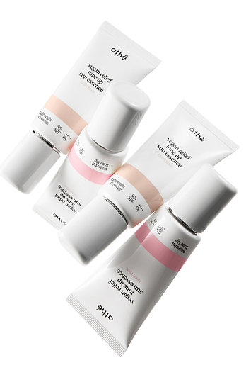 ATHE' 아떼 비건 릴리프 톤업 선에센스 50ml SPF50+ PA++++ 라이트핑크/라이트베이지 택 1 | 신세계V
