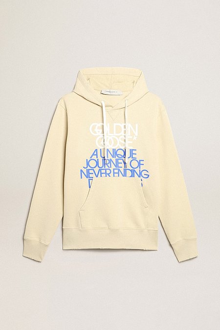GOLDEN GOOSE KOREA [공식 스토어] 골든구스  남성 저니 후드 티셔츠 GMP01224 P001035 82227 | 신세계V