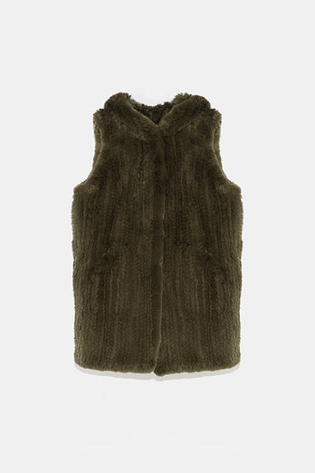 YVES SALOMON [공식] 이브살로몬 토끼털 퍼 조끼 | 신세계V