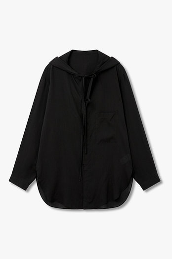 Yohji Yamamoto [Y's]스냅 버튼 후디드 블라우스 | 신세계V