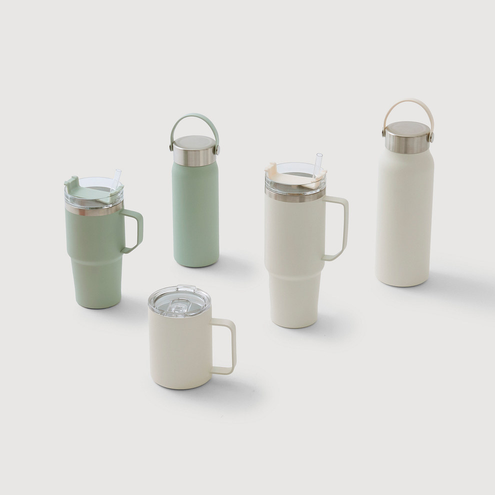 손잡이 텀블러 600ml 민트