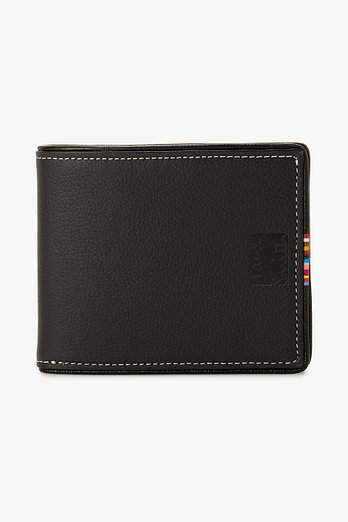 PAUL SMITH 스티치 레더 콤팩트 지갑 | 신세계V