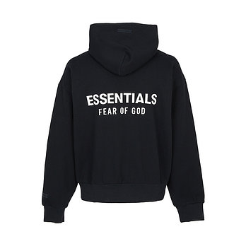FEAR OF GOD [FEAR OF GOD] 피어오브갓 에센셜 남성 기모 후드티 192AS252061F VINTAGE BLACK | 신세계V