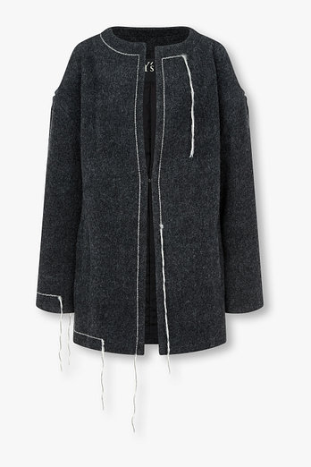 Yohji Yamamoto [Y's]라운드넥 배색 스티치 자켓 | 신세계V