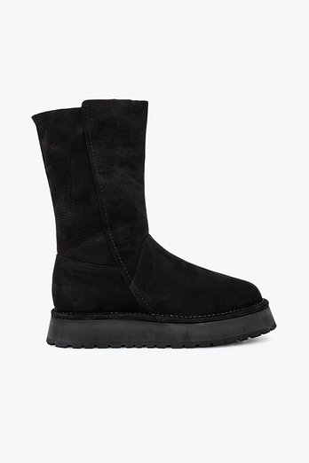 Yohji Yamamoto [Y's]플랫폼 스웨이드 부츠 | 신세계V