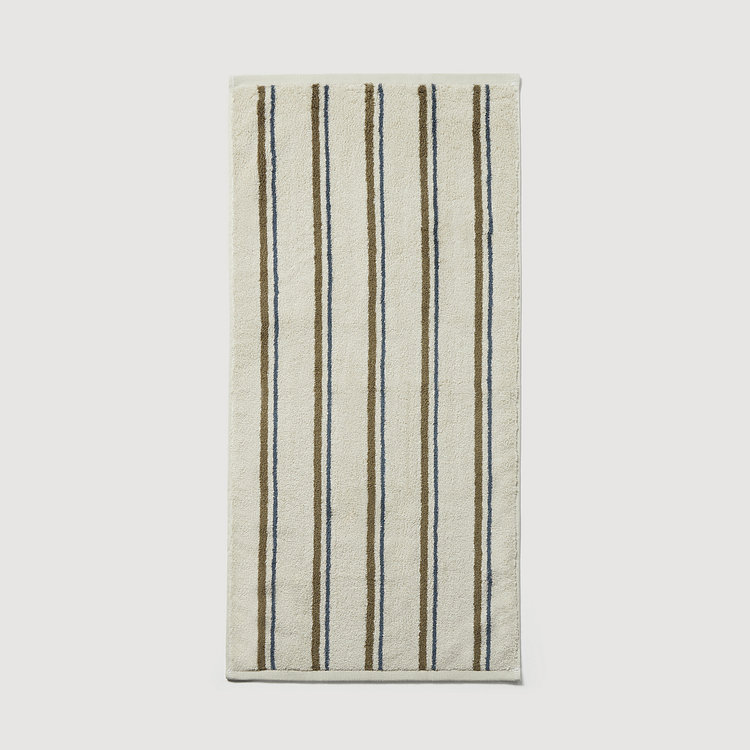 코튼 스위트 고중량 세면타월 40x80cm 2개 카키투톤라인