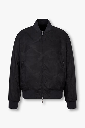 ARMANI EXCHANGE 남성 리오셀 리버시블 블루종 자켓 | 신세계V