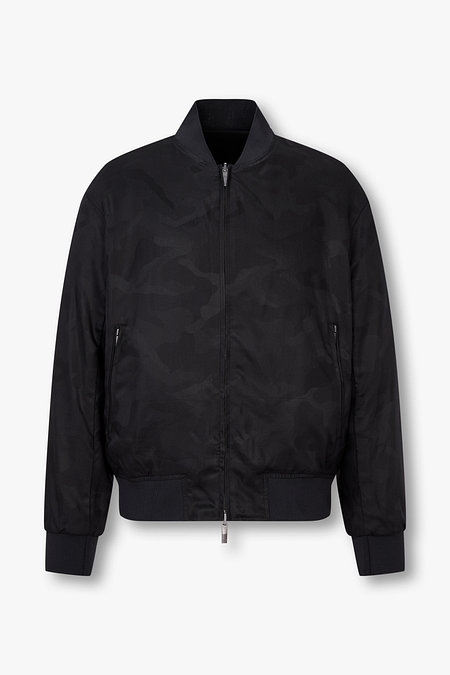 ARMANI EXCHANGE 남성 리오셀 리버시블 블루종 자켓 | 신세계V