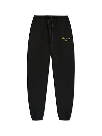FEAR OF GOD [FEAR OF GOD] 25SS 에센셜 기모 트레이닝 팬츠 130BT242020F BLACK | 신세계V