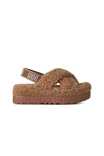 UGG [WOMEN] 양모 크로스 플랫폼 슬리퍼  (오 플러피타 크로스) | 신세계V