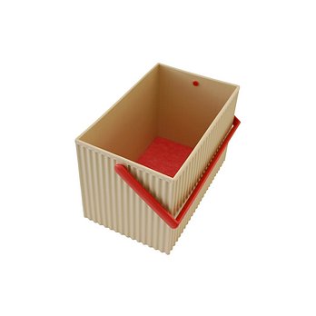 HACHIMAN [Hachiman] 하치만 옴니 핸들 바스켓 미듐 카페오레 | 신세계V