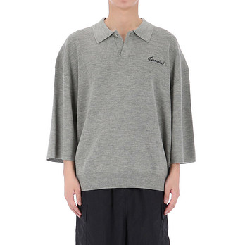 FEAR OF GOD [명품] 26SS 피어오브갓 에센셜 시그니처 34 폴로 니트 192SP266962F CONCRETEHEATHER 50768807 | 신세계V
