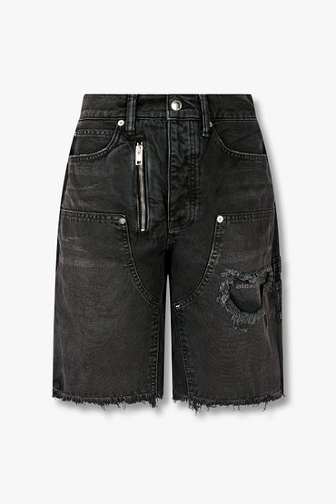 ALEXANDERWANG(알렉산더왕) 미드라이즈 데님 카펜터 쇼츠 | 신세계V