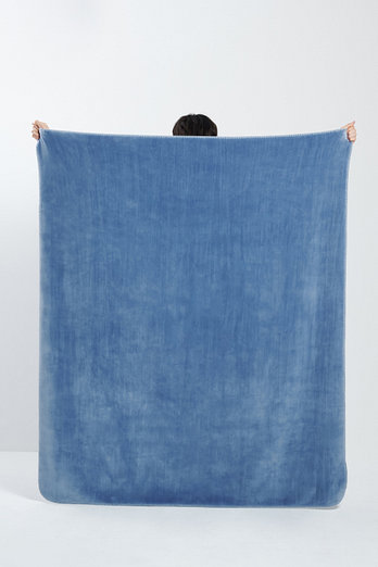 JAJU 밍크 플리스 고중량 블랭킷 140x170cm 블루 | 신세계V