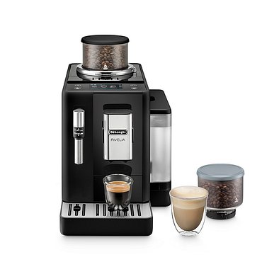 DeLonghi(드롱기) [유부림 공동구매] 전자동 커피머신 리벨리아 블랙 KREXAM440.35.B+DLSC302+원두250g | 신세계V